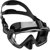 Cressi Liberty Triside Mask, All Black: Picture 3 thumbnail